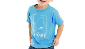 maine home shirt kids blue