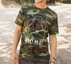 maine home shirt camo