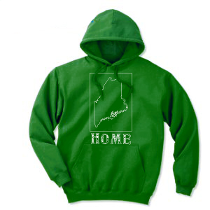 maine home shirt womens green v neck